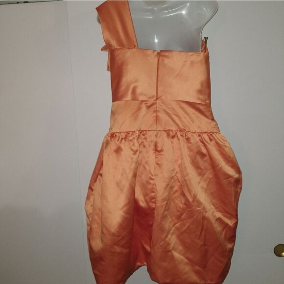 Milano Orange/Tangerine Bubble Dress - Picture 3 of 5